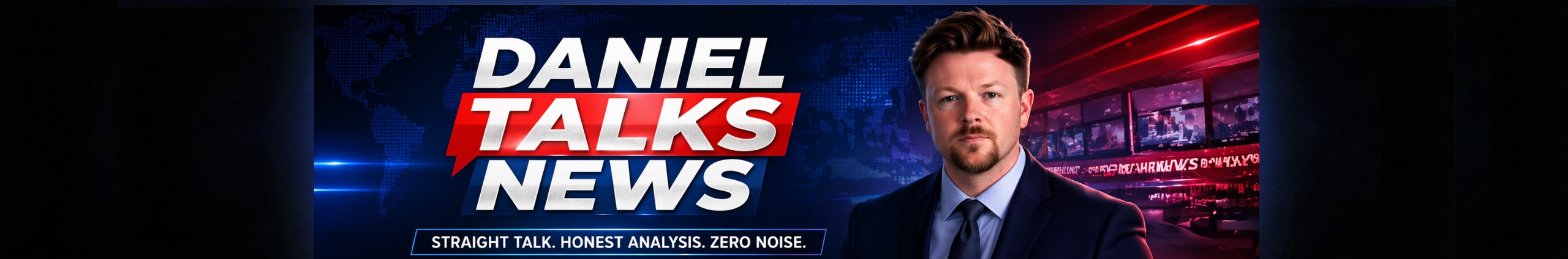 Daniel Talks News newsroom banner with Danny Williams
